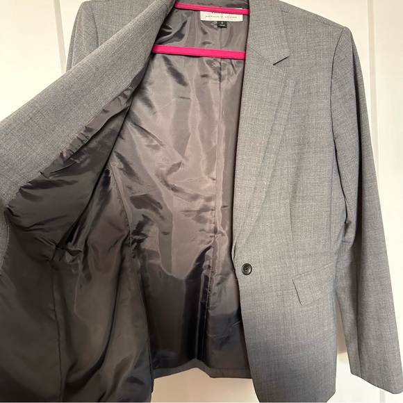 Tahari Grey Blazer - Picture 9 of 11